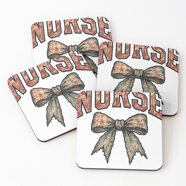 Item preview, Halloween Nurse Scary Coquette Bow designed and sold by KitonicTees.