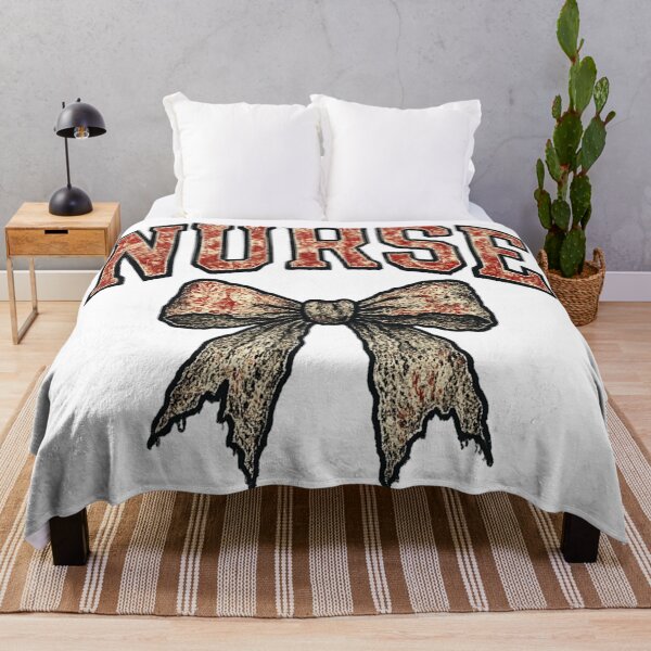 Item preview, Halloween Nurse Scary Coquette Bow designed and sold by KitonicTees.