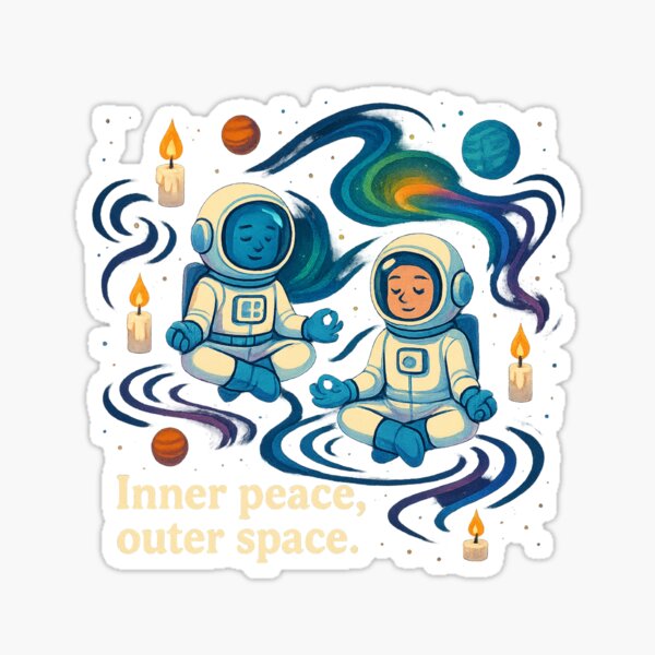 Item preview, Floating Zen in Outer Space designed and sold by HEERMANArt.