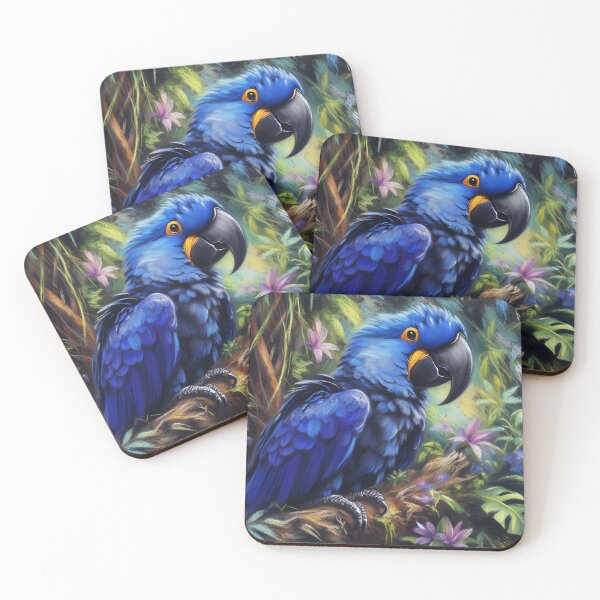 Item preview, Hyacinth Macaw Art #21 | Blue Macaw Lovers designed and sold by ksgraphics222.