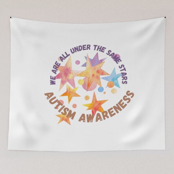 Item preview, Autism We Are All Under The Same Stars Space T-Shirt – Neurodiversity Awareness Tee, Funny Shirt, Valentine Shirt gift designed and sold by GAIDREDA.