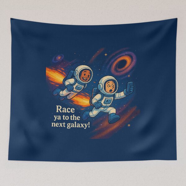 Item preview, Jetpack Race Across the Stars designed and sold by HEERMANArt.