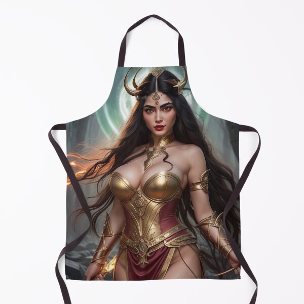 Item preview, Divine Warrior Queen | Mythology Fantasy Art Print designed and sold by MissSaylor.