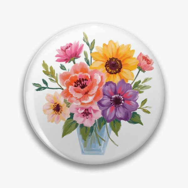 Artikelvorschau, Elegantes florales Ölgemälde – Vintage Botanischer Kunstdruck entworfen und verkauft von Pixel--Threads.