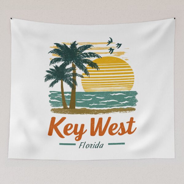 Item preview, A Vintage Illustration of Key West - Florida - US  designed and sold by GoodOldVintage.