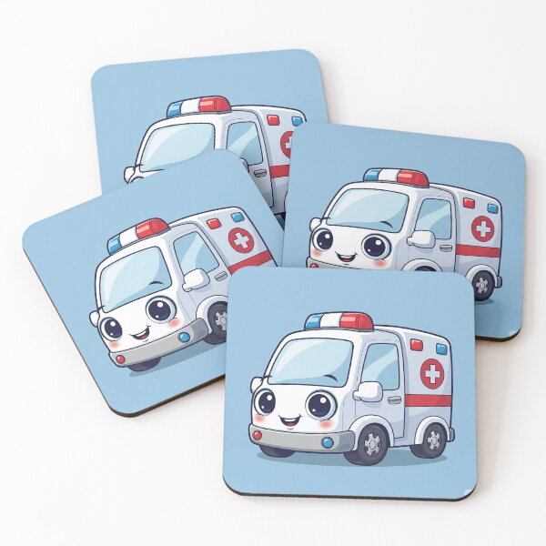 Item preview, Cute white ambulance car designed and sold by JM-style.