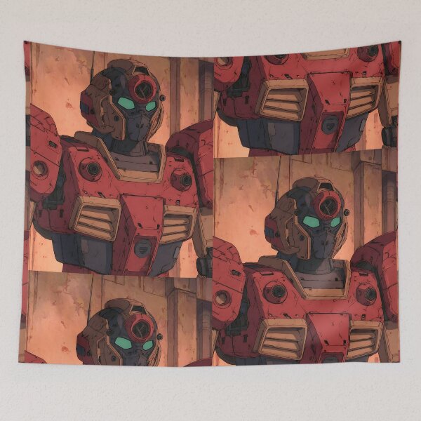 Item preview, Vintage Mecha Anime Action Art designed and sold by bapupa.