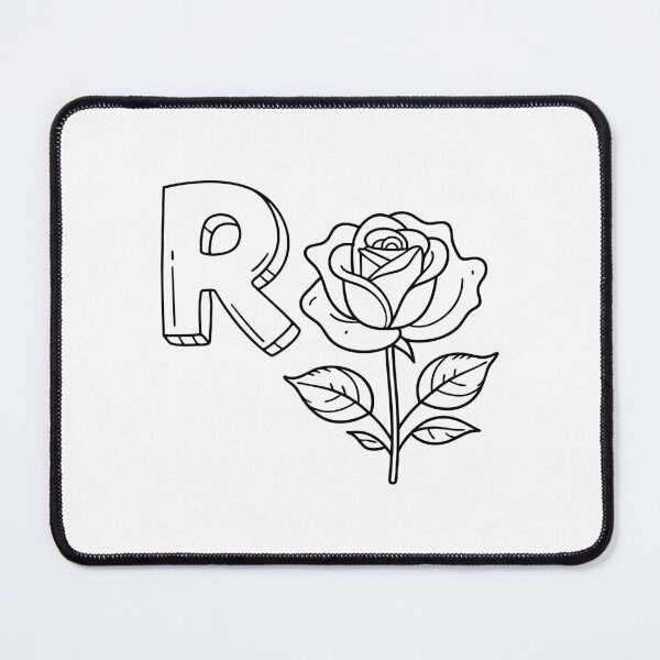 Item preview, An Illustration of letter R stand for Rose designed and sold by rasagamastore.