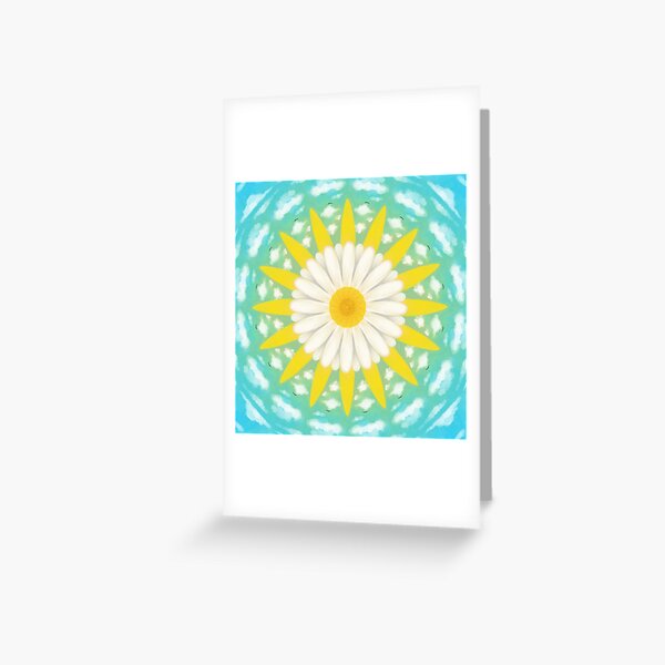 Sunflower Shining on a Sunny Day by Sarnia de la Mare Greeting Card