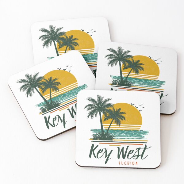 Item preview, A Vintage Illustration of Key West - Florida - US  designed and sold by GoodOldVintage.