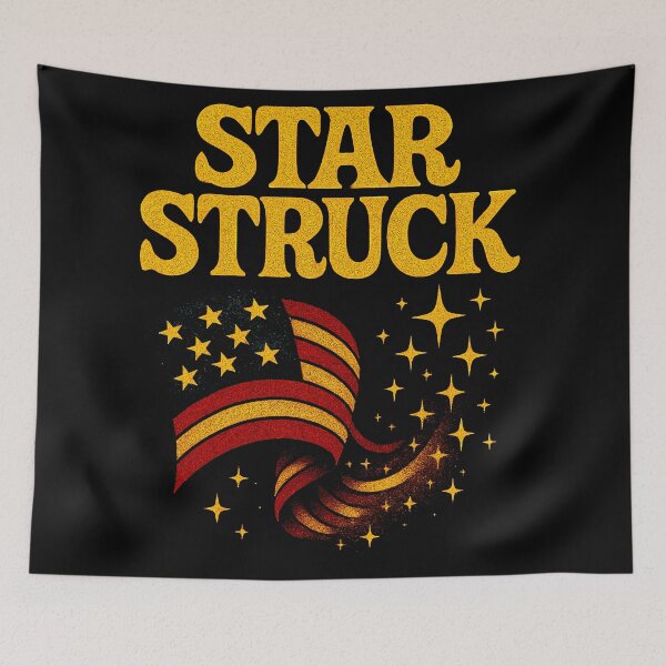 Item preview, Star Struck Patriotic Flag with Sparkles – Bold Americana Vibe designed and sold by Taans-Creation.