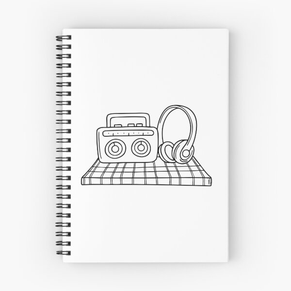 Item preview, Radio on a picnic table next to a pair of headphones designed and sold by rasagamastore.