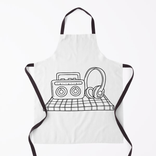Item preview, Radio on a picnic table next to a pair of headphones designed and sold by rasagamastore.