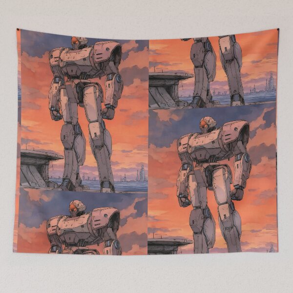Item preview, Giant Robot Mecha Anime Art designed and sold by bapupa.
