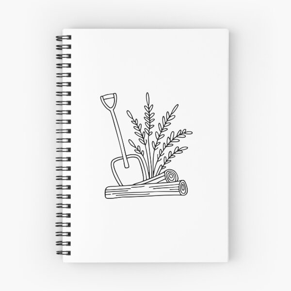 Item preview, Ragweed bushes growing behind a shovel and old lumber piled designed and sold by rasagamastore.