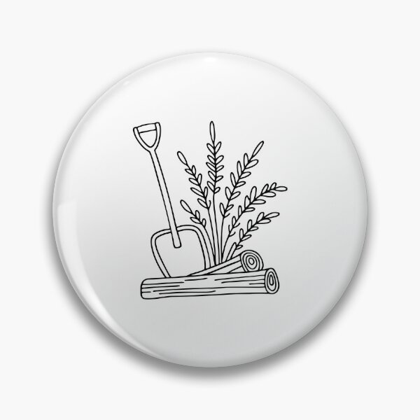 Item preview, Ragweed bushes growing behind a shovel and old lumber piled designed and sold by rasagamastore.