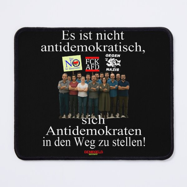 Item preview, Putting anti-democrats in the way, ideal for a black background designed and sold by Demogeld.