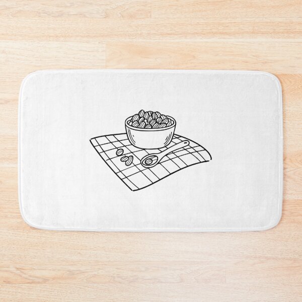Item preview, Raisins resting in a bowl with a fallen spoon on picnic mat designed and sold by rasagamastore.