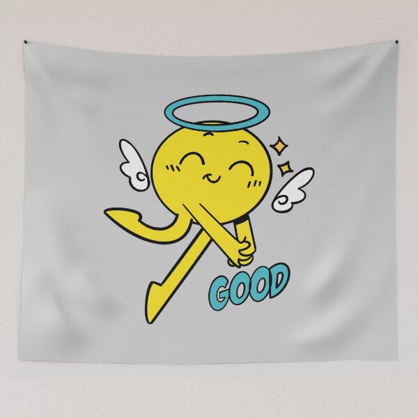 Item preview, Full Body and Face Emoji with Angel Good Letter designed and sold by GoodsFind.