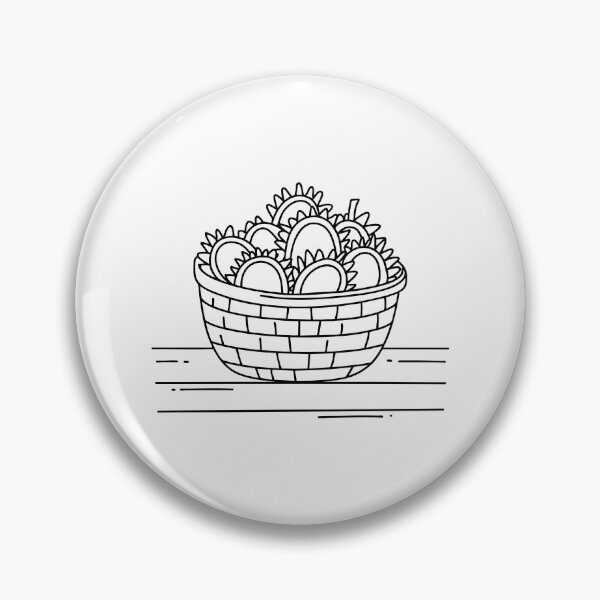 Item preview, Rambutan piled in a wicker basket on a wooden table designed and sold by rasagamastore.