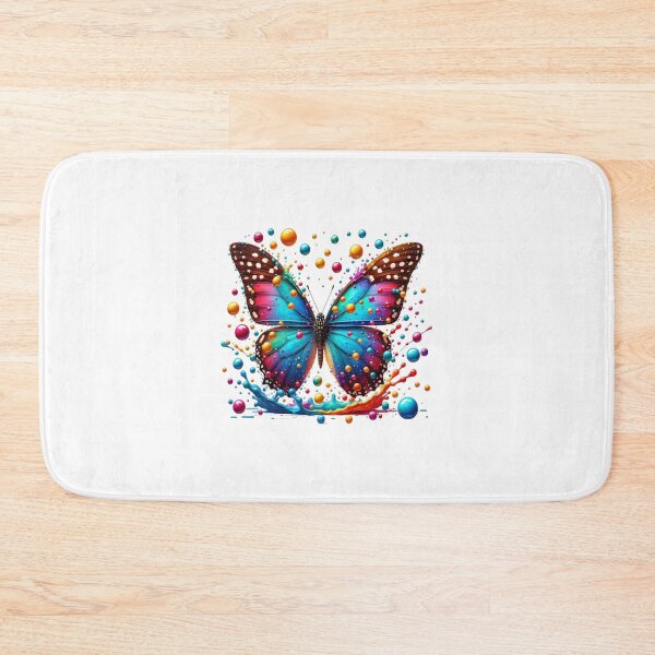 Item preview, Stunning fantasy butterfly with magical paint splashes designed and sold by LoneAngel.