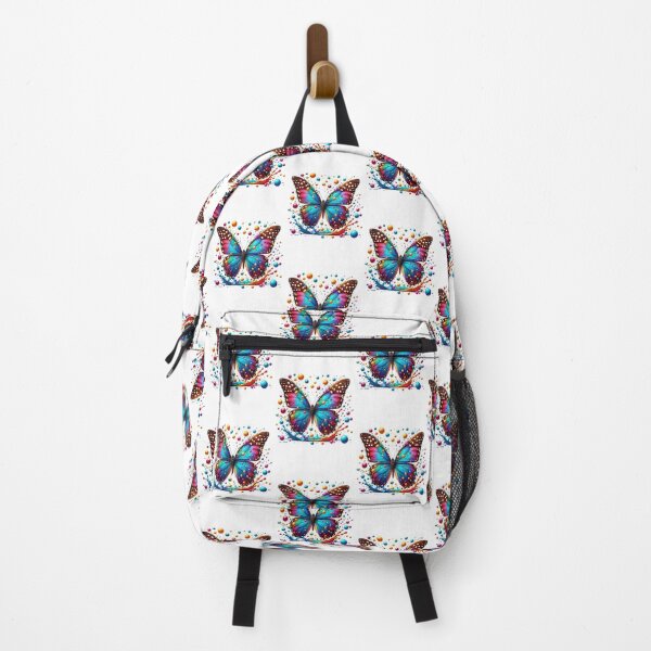 Item preview, Stunning fantasy butterfly with magical paint splashes designed and sold by LoneAngel.
