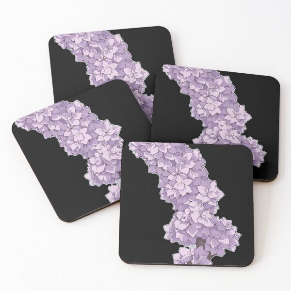 Item preview, Lilac Flowers  Cartoon Flowers designed and sold by Footys & Flowers Sticker Shop.