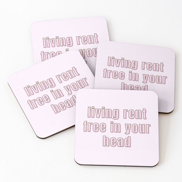 Item preview, Living Rent Free In Your Head designed and sold by Studio Sonder.