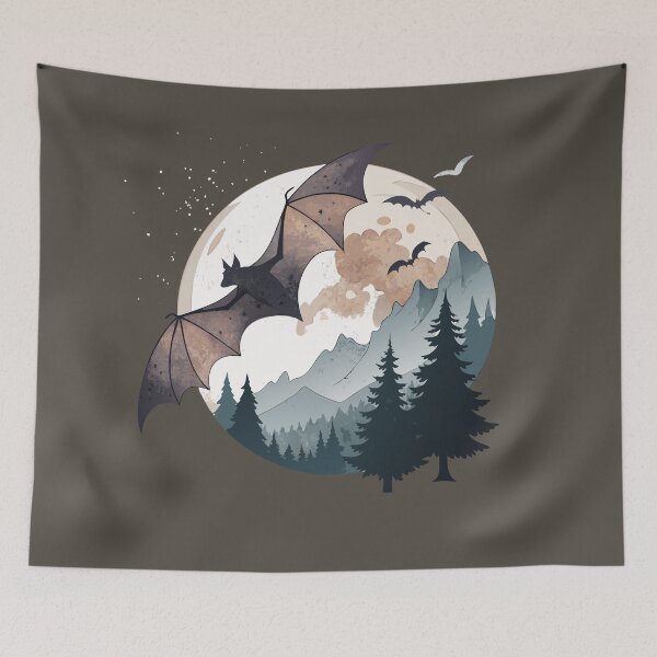 Item preview, Bat Tattoo designed and sold by bihtti.