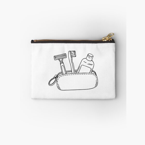 Item preview, Razor tucked inside a travel pouch beside a toothbrush and toothpaste designed and sold by rasagamastore.