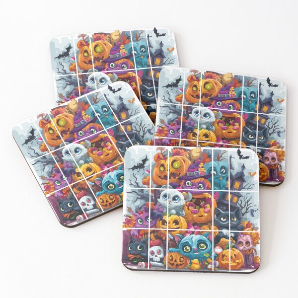 Item preview, Halloween Window Panel Mural  designed and sold by SantiLab.