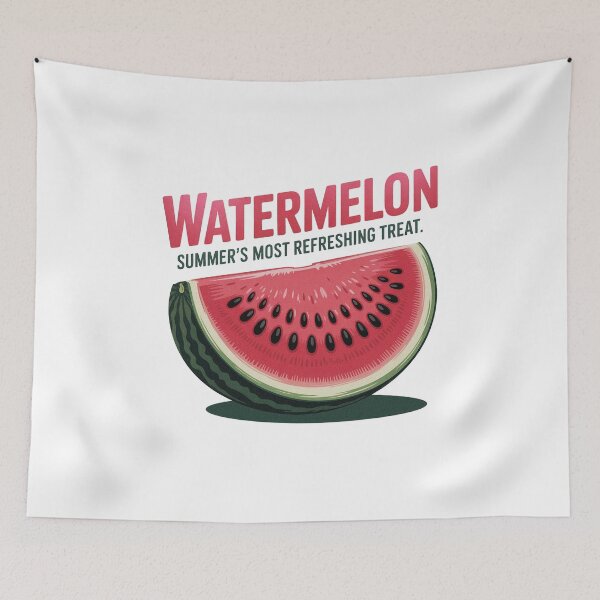 Item preview, Vintage Fruit Watermelon Label Retro  designed and sold by PietrzakDesign.