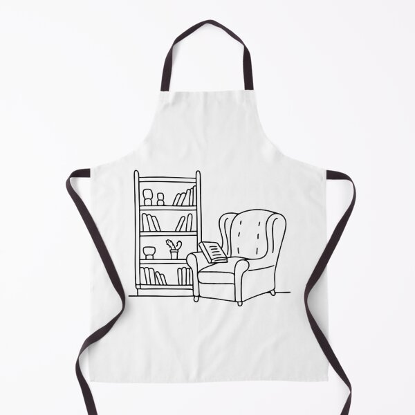 Item preview, Recliner in front of a bookshelf with a book resting on the arm designed and sold by rasagamastore.