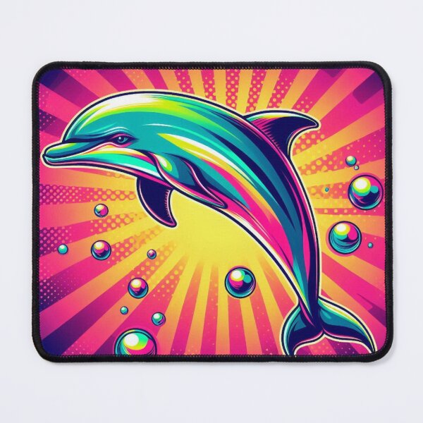 Item preview, Colorful cute dolphin designed and sold by Dogandesighn.