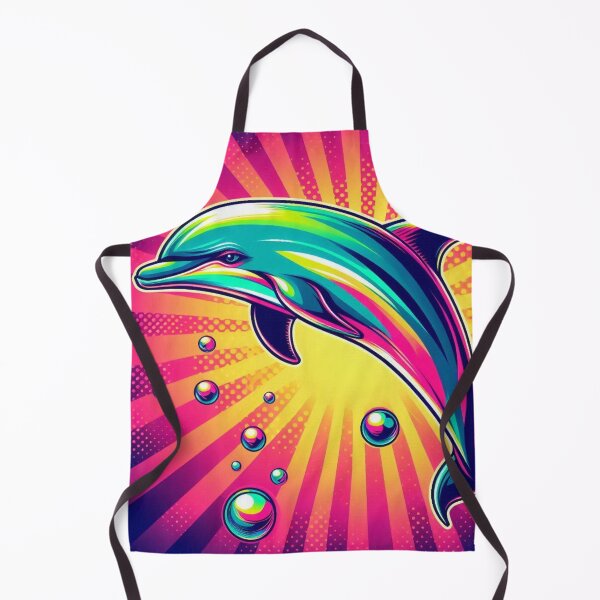 Item preview, Colorful cute dolphin designed and sold by Dogandesighn.
