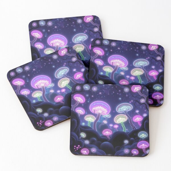 Item preview, Alien World Bioluminescent - Sci-fi Otherwordly  designed and sold by Creativity Meets Healing.