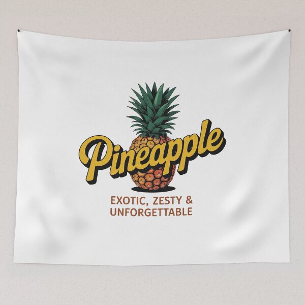 Item preview, Vintage Fruit Pineapple Label Retro  designed and sold by PietrzakDesign.
