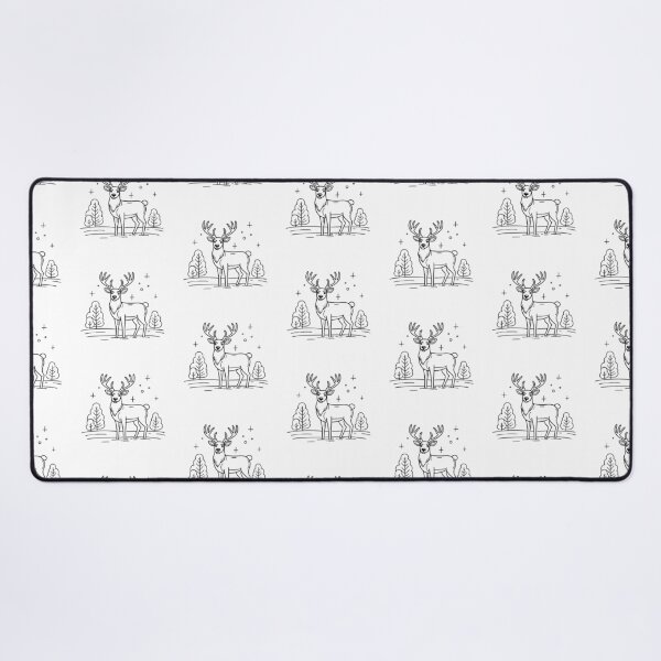 Item preview, Reindeer standing in a snowy clearing with antlers high and breath visible in the cold air designed and sold by rasagamastore.