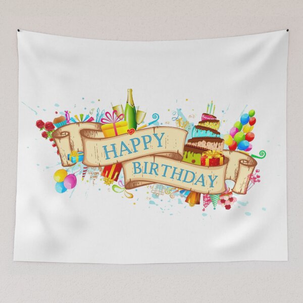 Item preview, A Very Happy Birthday designed and sold by Premium GrphX.
