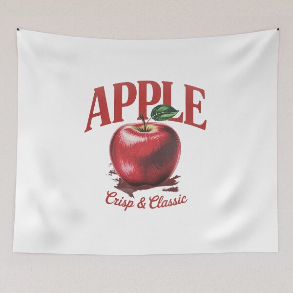 Item preview, Vintage Fruit Apple Label Retro  designed and sold by PietrzakDesign.