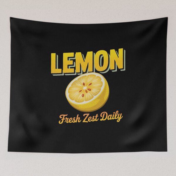 Item preview, Vintage Fruit Lemon Label Retro  designed and sold by PietrzakDesign.