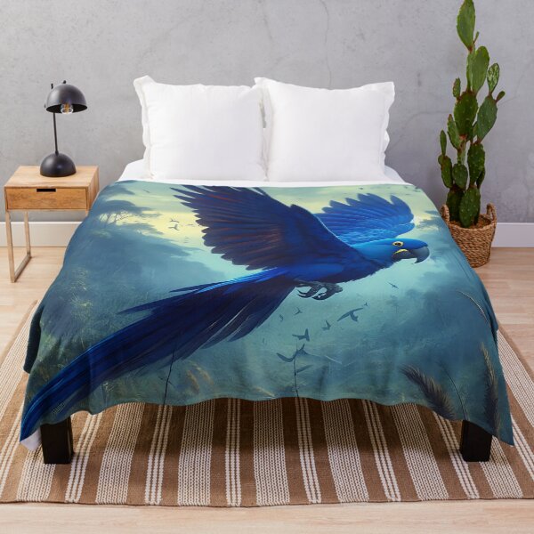 Item preview, Hyacinth Macaw Art #23 | Blue Macaw Lovers designed and sold by ksgraphics222.