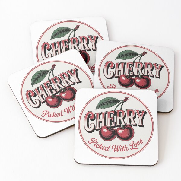 Item preview, Vintage Fruit Cherry Label Retro  designed and sold by PietrzakDesign.
