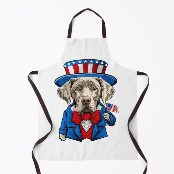 Item preview, Silver Labrador Retriever 4th of July designed and sold by whyitsme.