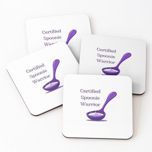 Item preview, Certified Spoonie Warrior | Chronic Illness Support Design designed and sold by The Sticker Cove.