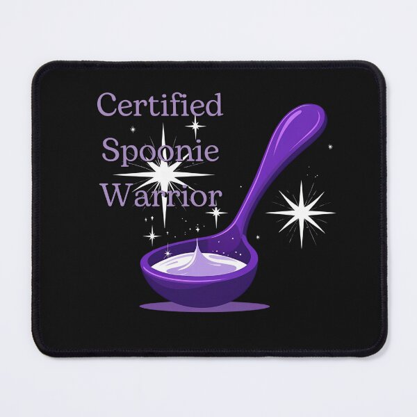 Item preview, Certified Spoonie Warrior | Chronic Illness Support Design designed and sold by The Sticker Cove.