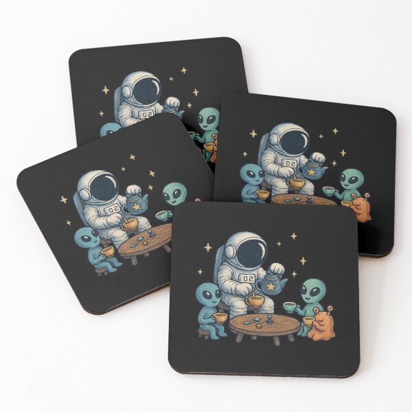 Item preview, Tea Party Across the Universe designed and sold by HEERMANArt.