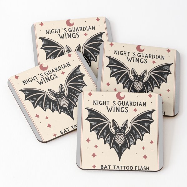 Item preview, Bat Tattoo designed and sold by bihtti.