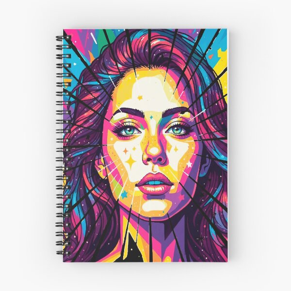 Item preview, Dolled Up Radiant Soul — Celestial Pop Art Portrait of a Strong Woman designed and sold by  Ojo de Lilith.