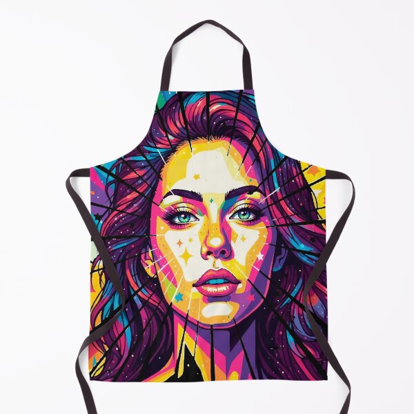Item preview, Dolled Up Radiant Soul — Celestial Pop Art Portrait of a Strong Woman designed and sold by  Ojo de Lilith.